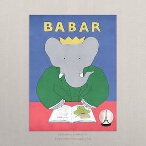 Babar Nursery Art 004 | Unframed