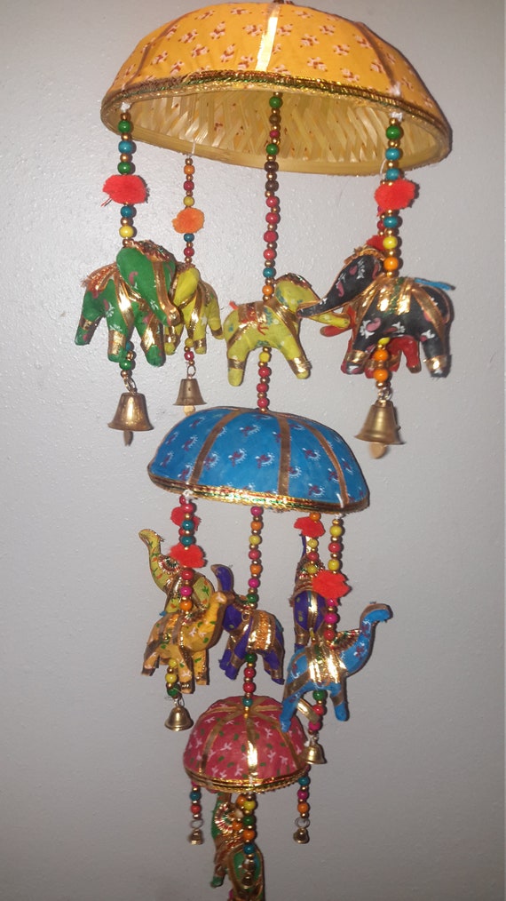 Diwali Decoration Windchime Three Stage Tokari In Usa Etsy
