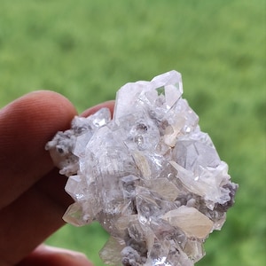 Natural Apophyllite & Stilbite Specimen: Rough Crystal from Maharashtra India