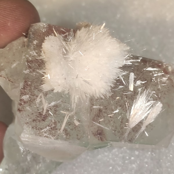 Natural BEAUTIFUL MESOLITE ball with APOPHYLLITE minerals specimens