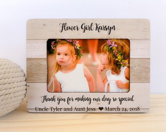 flower girl photo frame