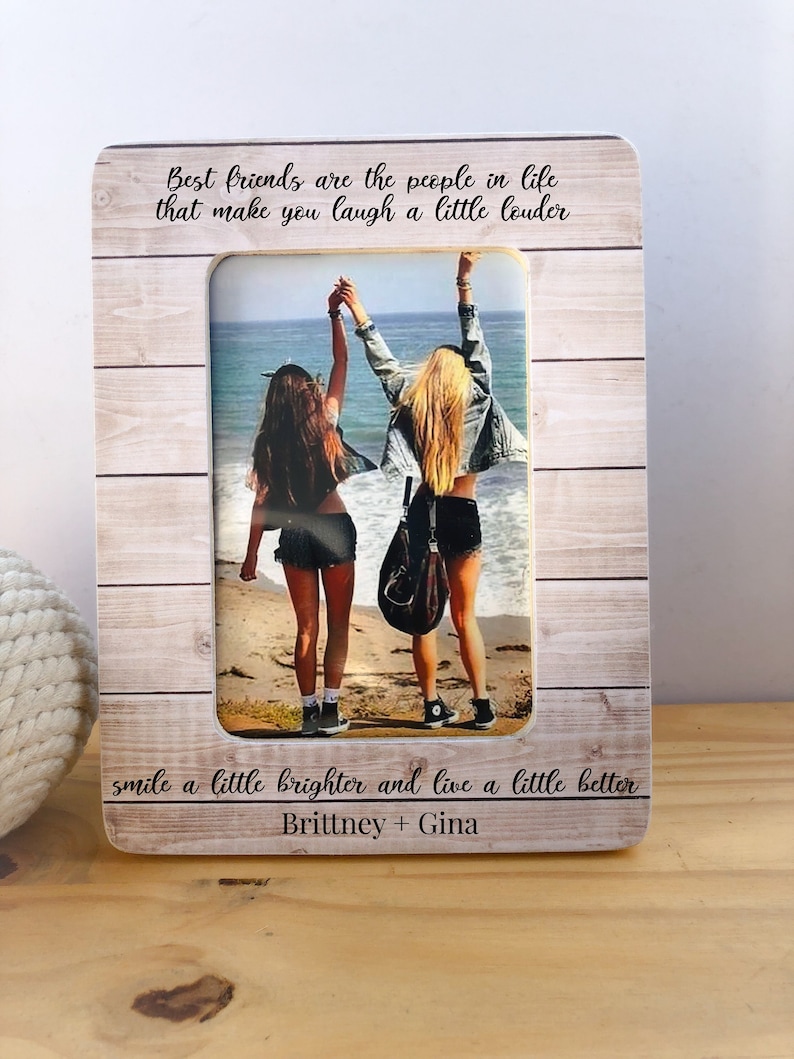 Friendship Frame Personalized Picture Frame You Are My Person Etsy