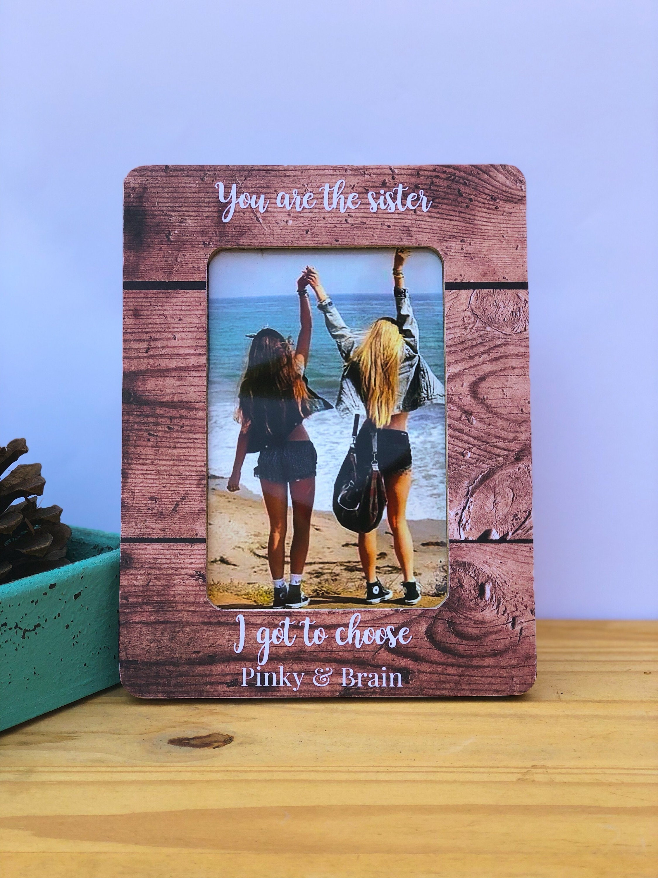 Best Friends Christmas Gift Frame Personalized Friends Frame Etsy