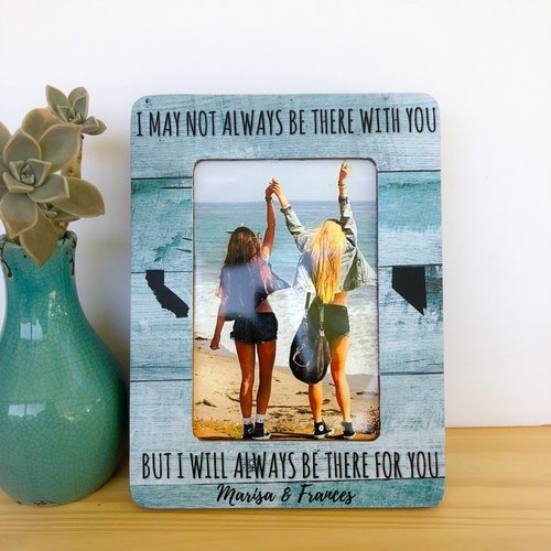 Best Friend Frame Best Friend Personalized Gift Soul Sisters Etsy