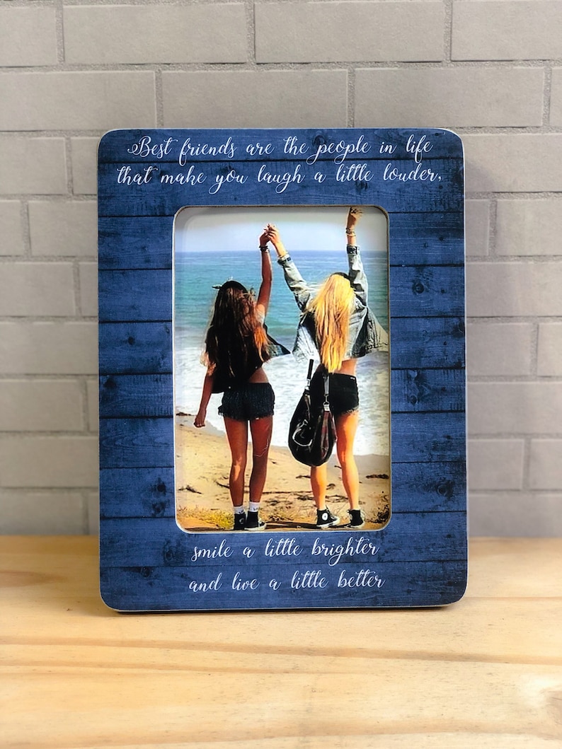 Friendship Frame BFF Gift Birthday fo Best Friend Soulmate Etsy