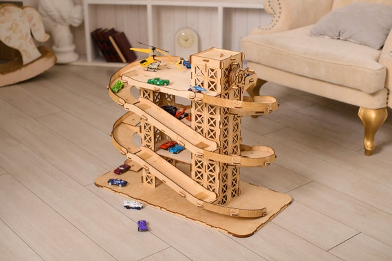 wooden hot wheels track