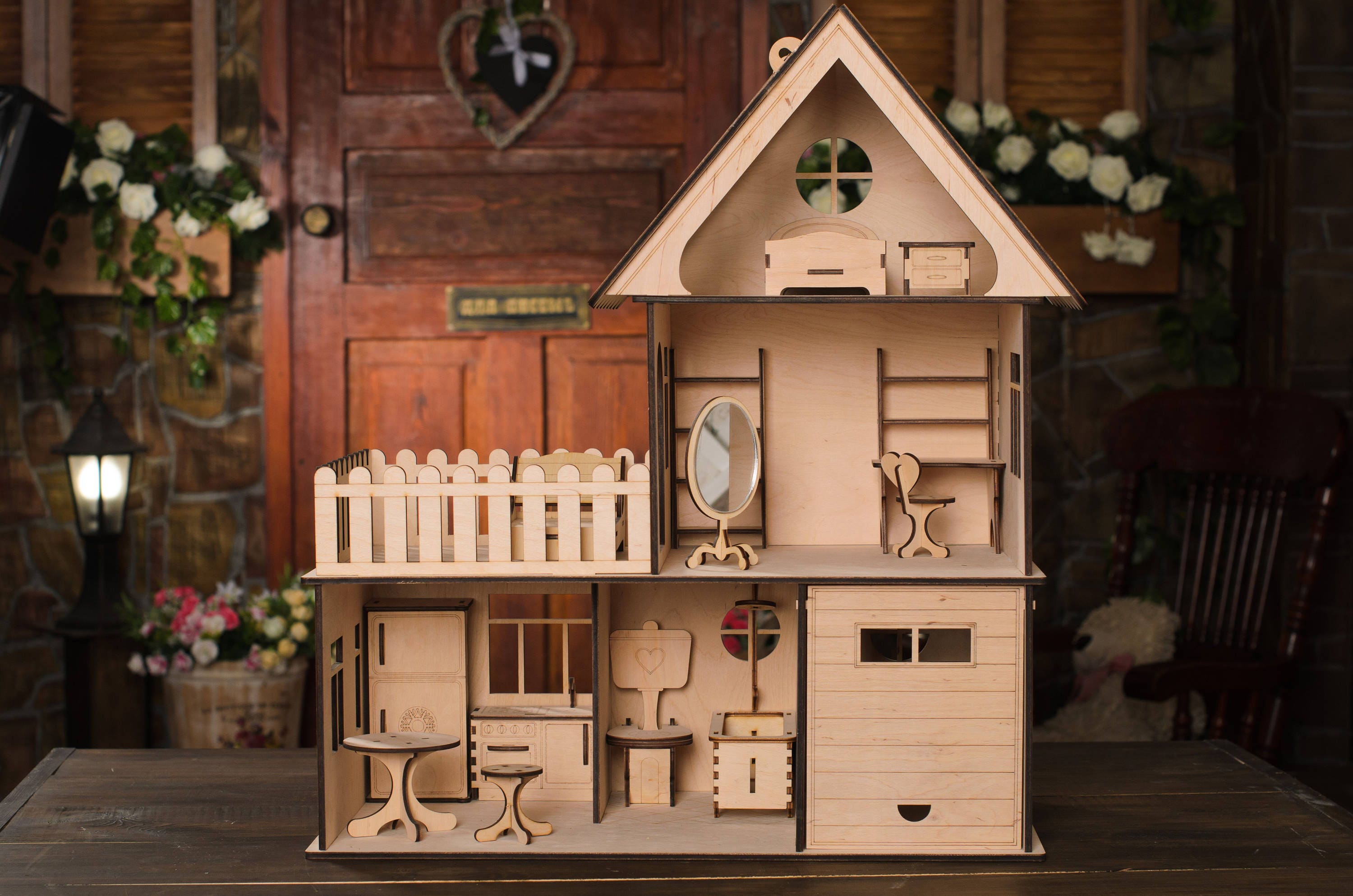 Doll houses for sale Large wooden dolls house Wooden 