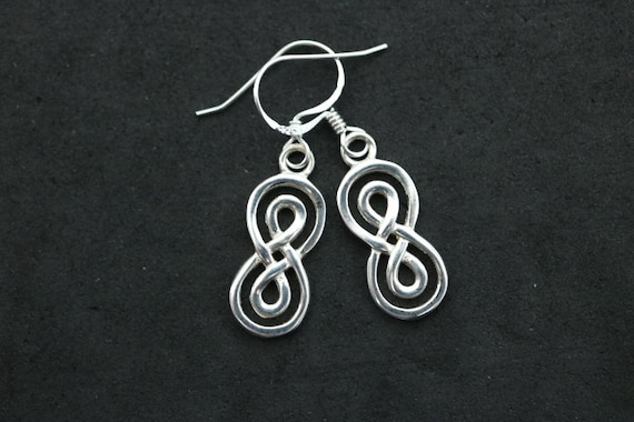 Celtic Spiral Design Earrings | 925 Sterling Silver