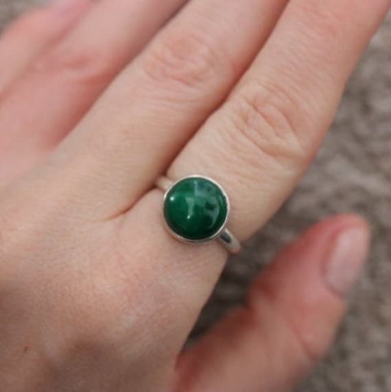 Malachite Ring | 925 Sterling Silver