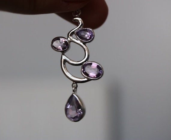 Amethyst Pendant | 925 Sterling Silver