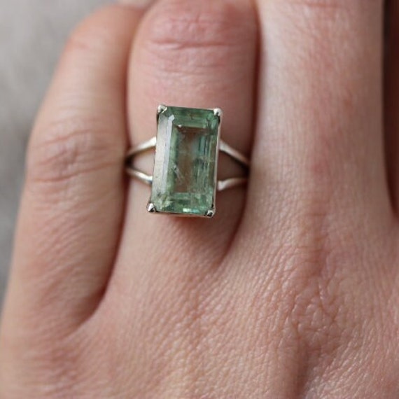 Aquamarine Ring | 925 Sterling Silver