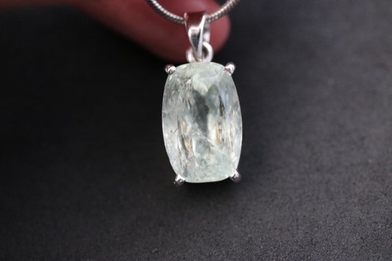 Aquamarine Pendant | 925 Sterling Silver