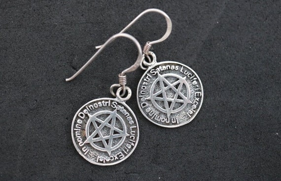 Pentagram Design Earrings | 925 Sterling Silver