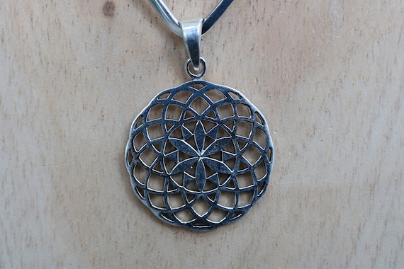 Flower of Life Pendant | 925 Sterling Silver