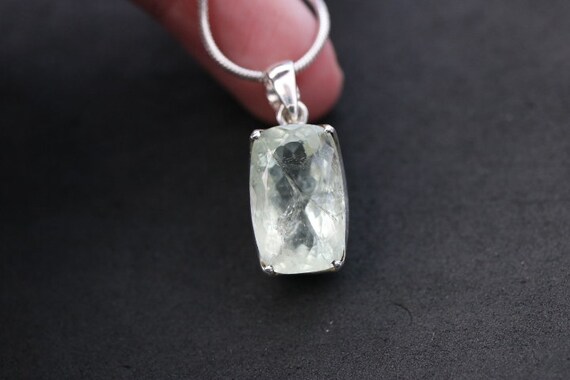 Aquamarine Pendant | 925 Sterling Silver