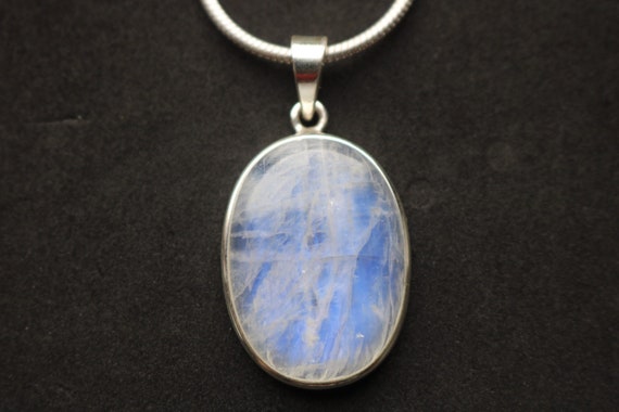 Rainbow Moonstone Pendant | 925 Sterling Silver