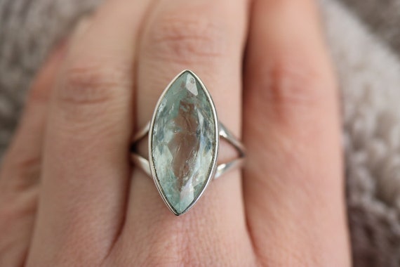 Aquamarine Ring | 925 Sterling Silver