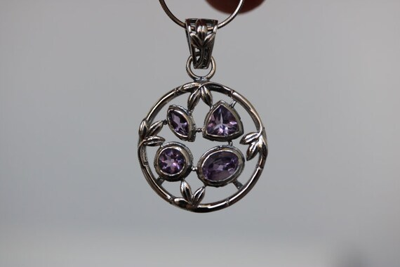 Amethyst Pendant | 925 Sterling Silver