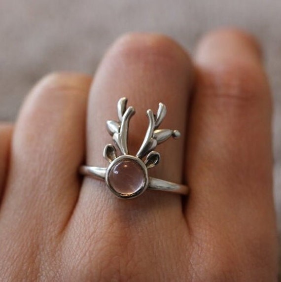 925 Silver Ring with Moonstone