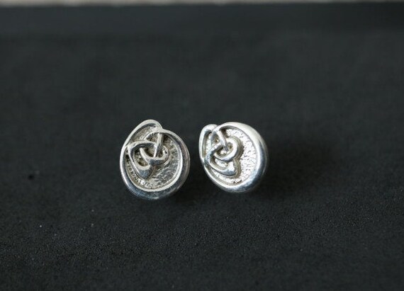 Rennie  Mackintosh Design Stud Earrings | 925 Sterling Silver