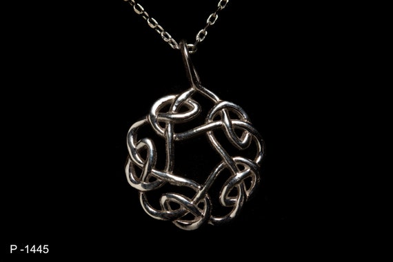 Eternal Knot Pendant | Sterling Silver | Celtic Jewellery | Scottish Jewellery | Scotland | Edinburgh | Handmade