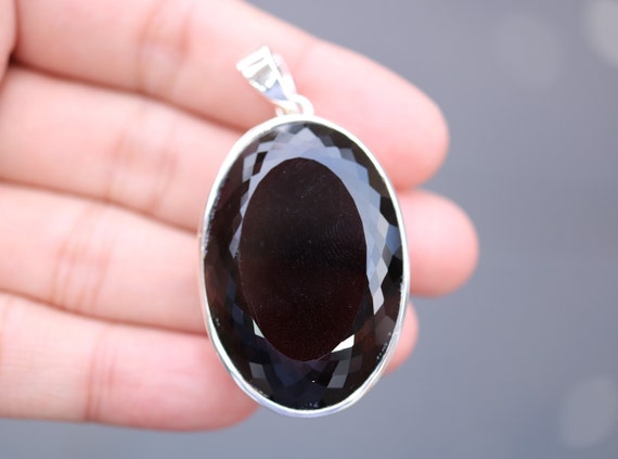 Smoky Quartz Pendant | 925 Sterling Silver