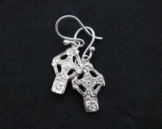 Celtic Cross Earrings | 925 Sterling Silver