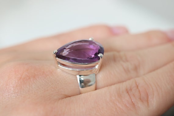 Amethyst  Ring | 925 Sterling Silver