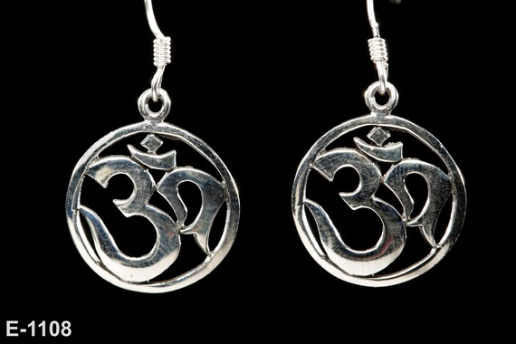Ohm Design Earrings | 925 Sterling Silver