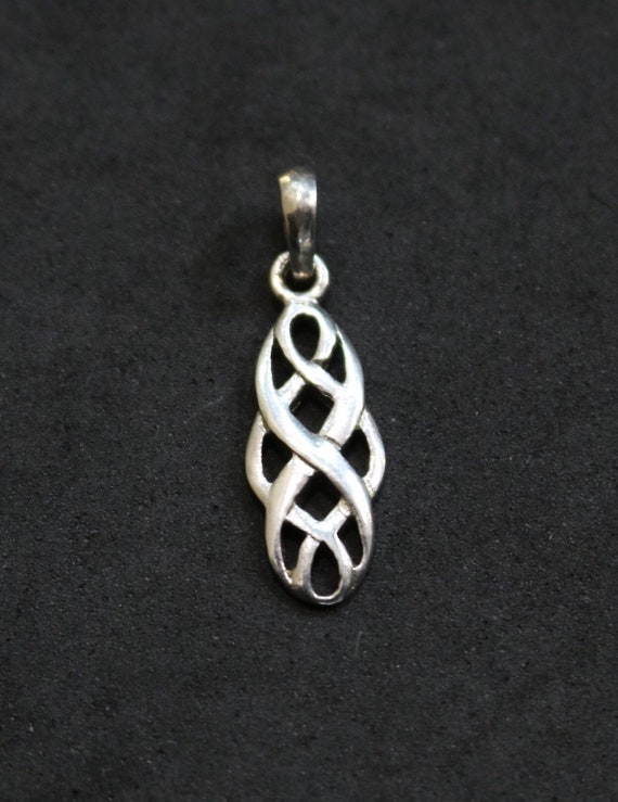 Eternal Knot Pendant | Sterling Silver | Celtic Jewellery | Scottish Jewellery | Scotland | Edinburgh | Handmade