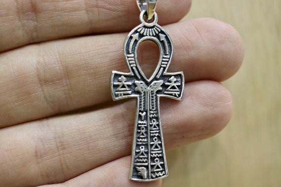 Egyptian Ankh Cross Pendant | 925 Sterling Silver