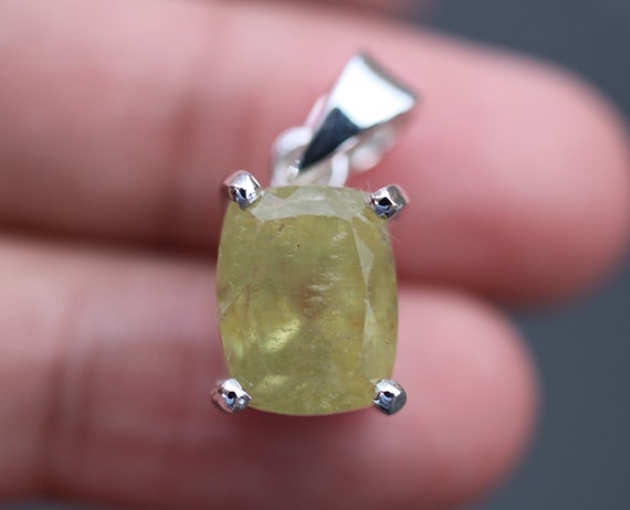 Aquamarine Pendant | 925 Sterling Silver