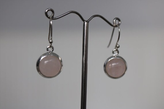 Rose Quartz  Earrings | 925 Sterling Silver