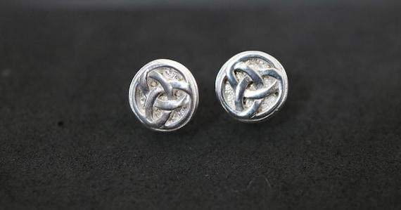 Trinity Knot Stud Earrings | 925 Sterling Silver