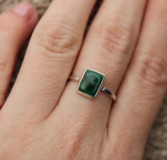 Malachite Ring | 925 Sterling Silver