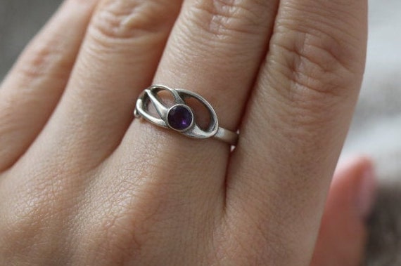 Amethyst  Ring | 925 Sterling Silver