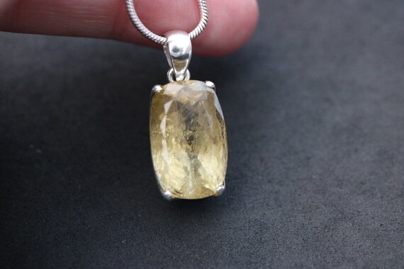 Aquamarine Pendant | 925 Sterling Silver