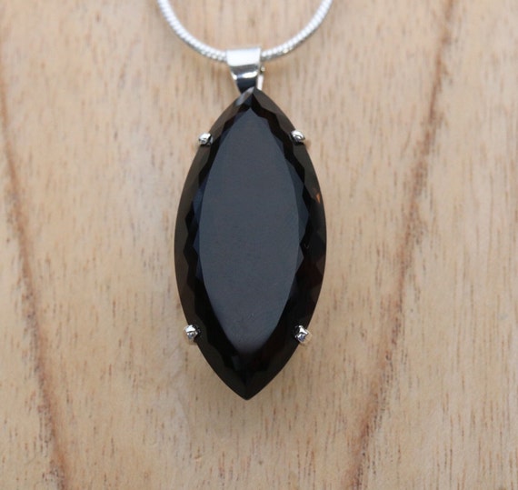 Smoky Quartz Pendant | 925 Sterling Silver