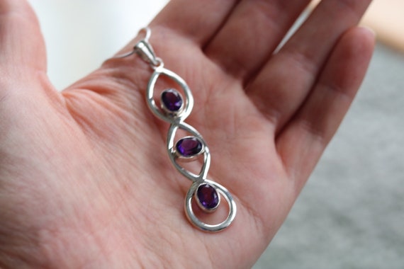 Amethyst Pendant | 925 Sterling Silver