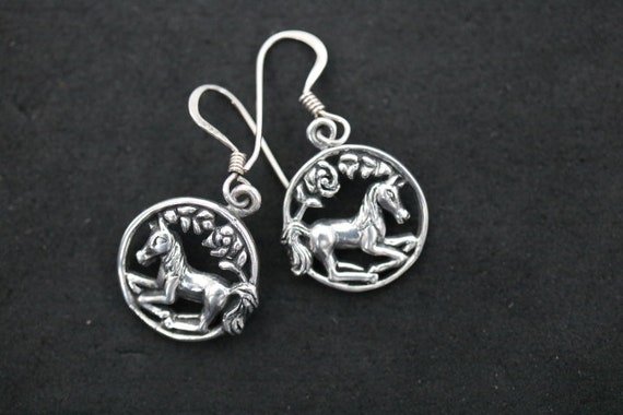 Unicorn Design Earrings | 925 Sterling Silver