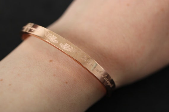 Rose Gold Plated Stainless Steel Bracelet