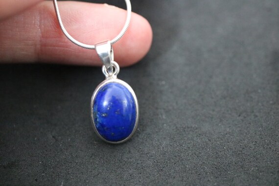 Lapis Lazuli Pendant | 925 Sterling Silver