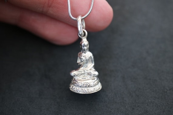 925 Silver Buddha Pendant