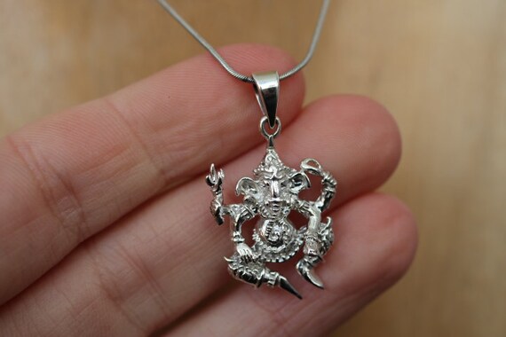 925 Silver Ganesh Pendant