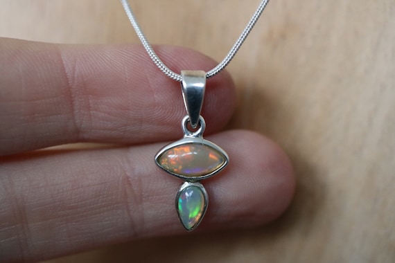 Opal Pendant | 925 Sterling Silver