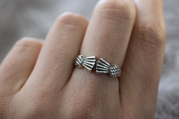 Scottish Thistle Ring | 925 Sterling Silver