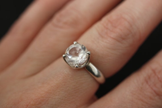 Clear Quartz Ring | 925 Sterling Silver