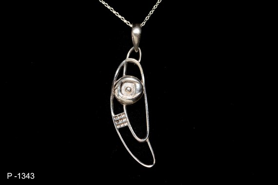 Rennie Mackintosh Design Pendant | 925 Sterling Silver