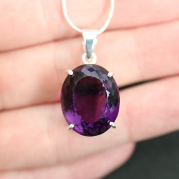 Amethyst Pendant | 925 Sterling Silver