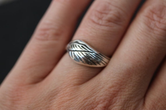 Angel's Wing Design 925 Sterling Silver Ring